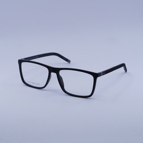 Tommy Hilfiger TH 1742 008A 00 Eyeglasses Black/Grey 52mm Rectangle Frame - Picture 1 of 9